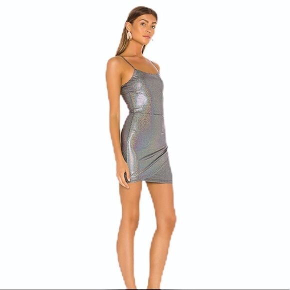 Superdown Kandis Mini Dress Grey - Picture 9 of 9